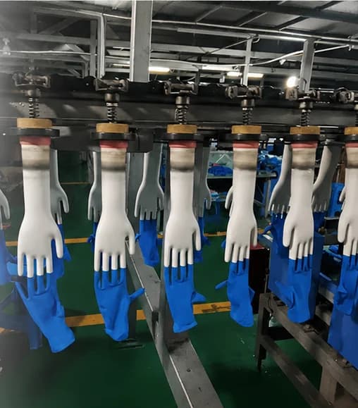 Nitrile glove production line